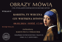 Już w piątek kolejny wykład z cyklu „Obrazy mówią”