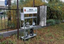 Półka na znicze do ponownego użytku