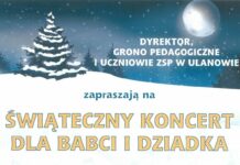 Zapraszamy na Świąteczny Koncert dla Babci i Dziadka