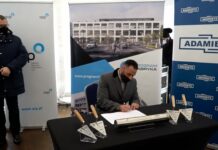 Wmurowanie kamienia węgielnego pod biurowiec Urbi Ferro w ramach programu Fabryka