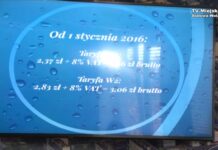 Niższe rachunki za wodę i ścieki