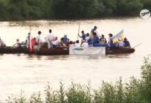 Docenieni ulanowscy flisacy