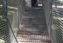 Park linowy czynny codziennie od godz. 10.00 do 20.00