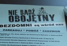 Nie bądź obojętny na bezdomnych szczególnie w okresie jesienno-zimowym