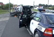 Groźna czołówka. (video)