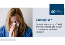 Chorujesz? Pamiętaj o prawidłowym adresie na zwolnieniu lekarskim