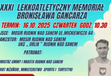 XXXI Lekkoatletyczny Memoriał Bronisława Gancarza już 16 października!
