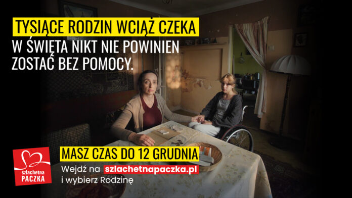 Grafika Szlachetna Paczka - tysiące rodzin