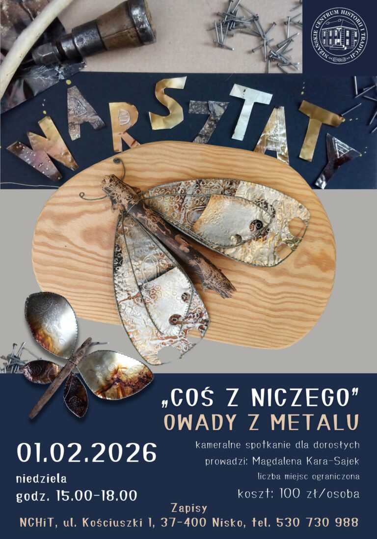 „Coś z niczego” – warsztaty tworzenia owadów z metalu w NCHiT