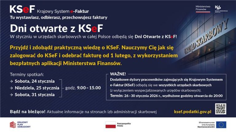 Dni Otwarte Krajowego Systemu e-Faktur (KSeF)