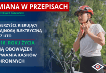 Uwaga! Zmiana w przepisach – obowiązkowa jazda w kasku