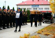 Ostatnie pożegnanie st. asp. Bartłomieja Pieroga